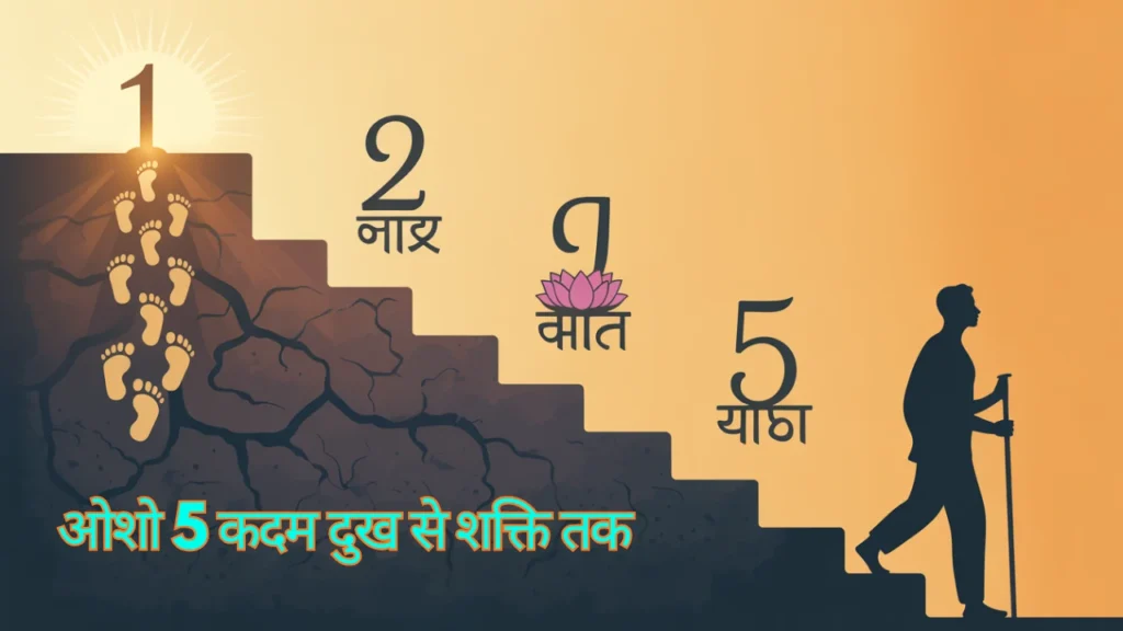 हिम्मत मत हारना ओशो हिंदी 5 स्टेप्स staircase